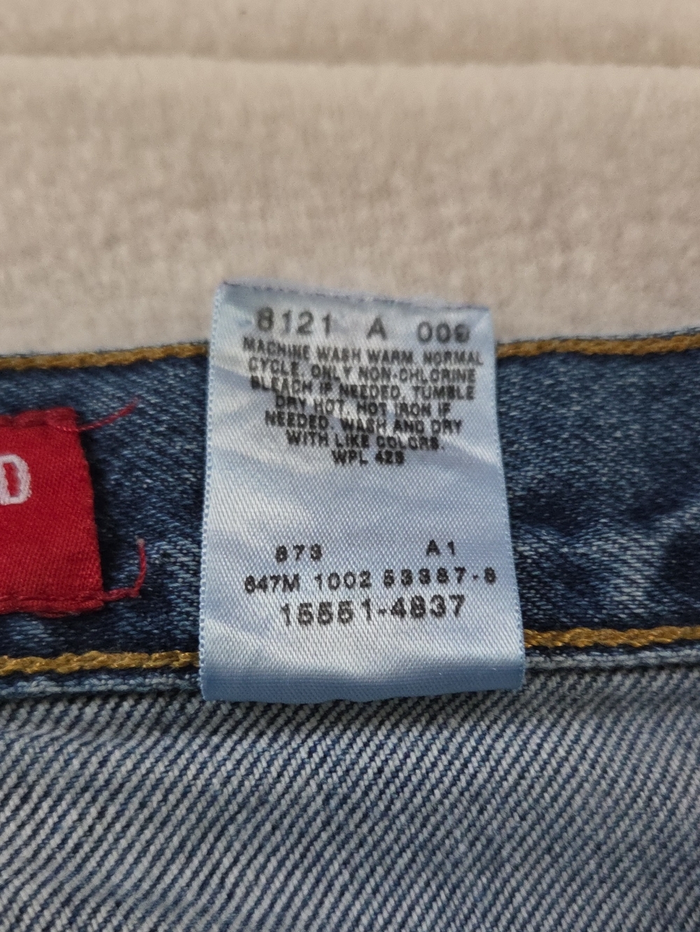 Vintage Y2K Levi’s 550 Women's 16M Relaxed Fit Tapered Leg 100% Cotton Jeans - Picture 9 of 10